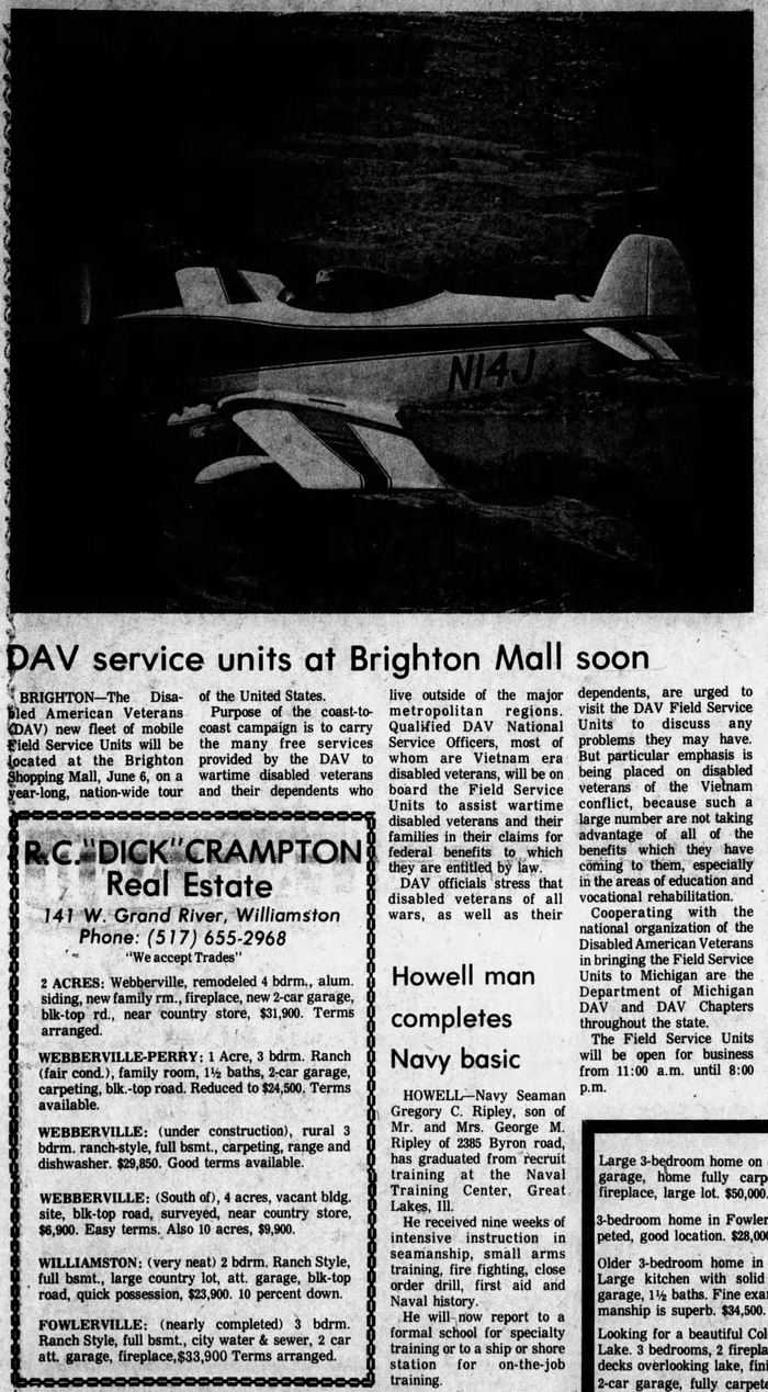 Brighton Mall - May 22 1974 Dav Service